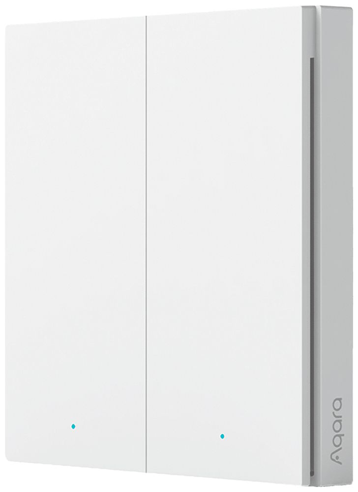 Émetteur mural AP Aqara WRS-R02 Zigbee 2-can 86×85.8×12.5mm blanc