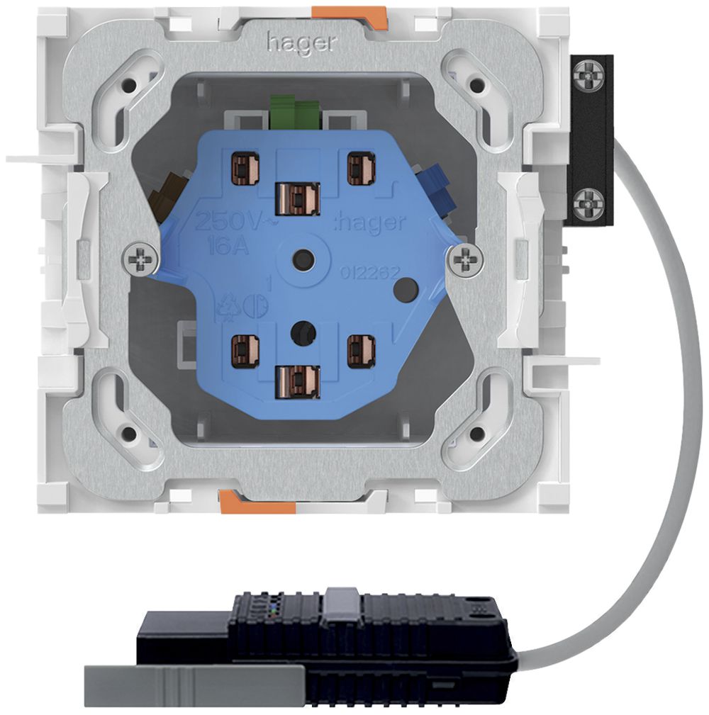 EB-Steckdose 2×Typ 13/23, Rundkabel-Adapter, L3, Td 3×2.5mm²