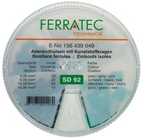 Aderendhülsen-Sortiment Ferratec isoliert SD92