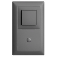 UP-Kombination Edue 2x1,  Schalter 3/1 + Blindabdeckung schr. Dgu