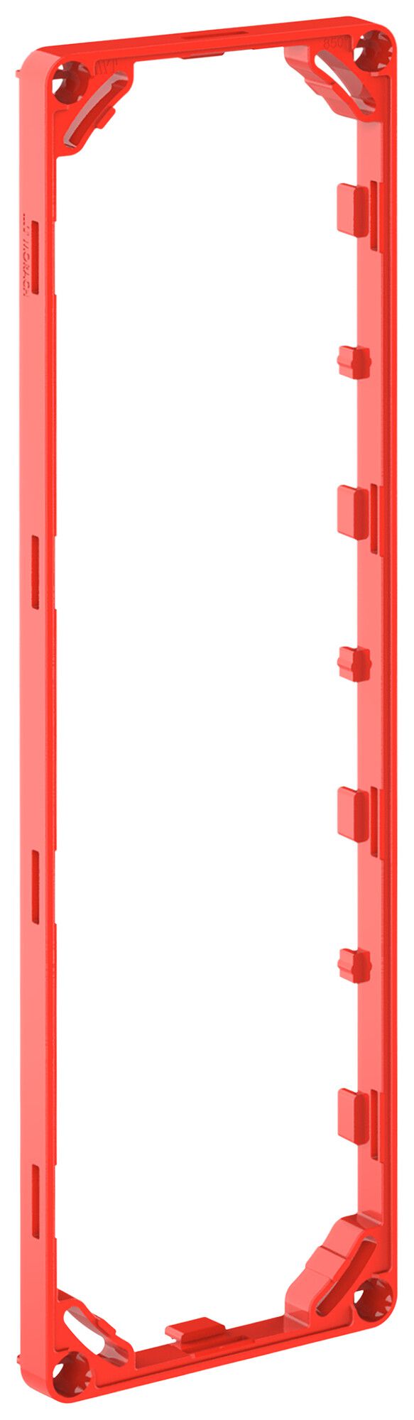 Telaio di rialzo CRALLO-LEU altezza 10mm impilabile PE-HD rosso