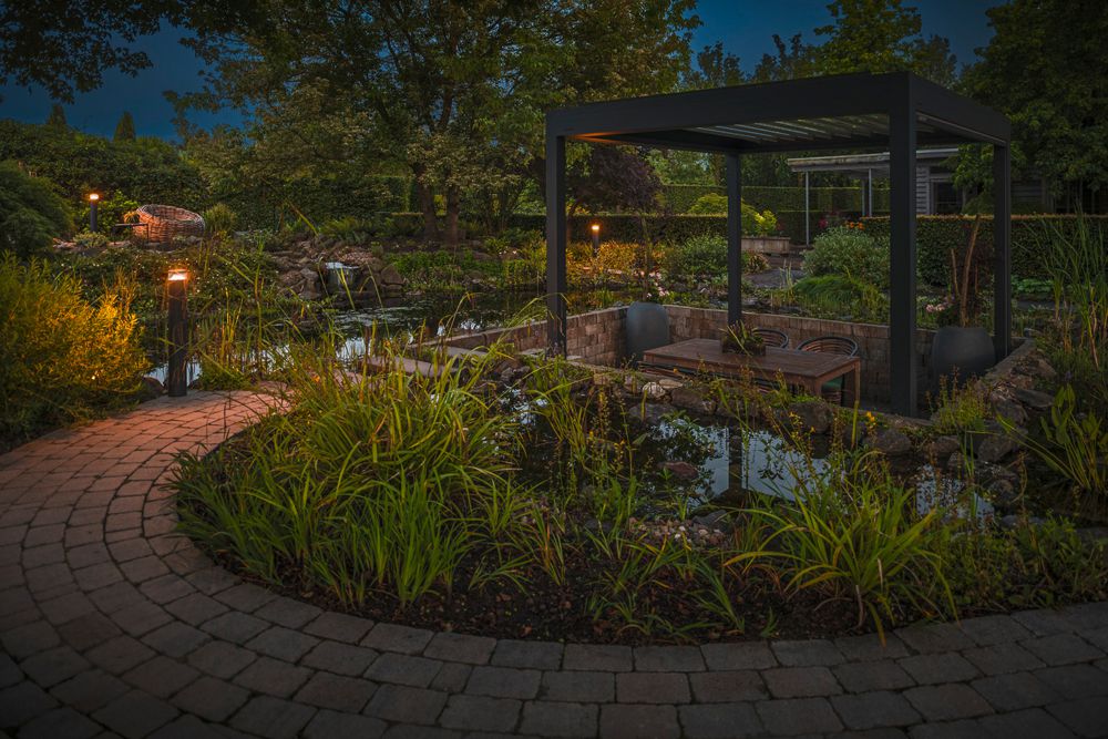 LED-Leuchtenkopf SLV M-POL S 10W 750lm 827 IP65 DALI Ø120.9 anthrazit 360°