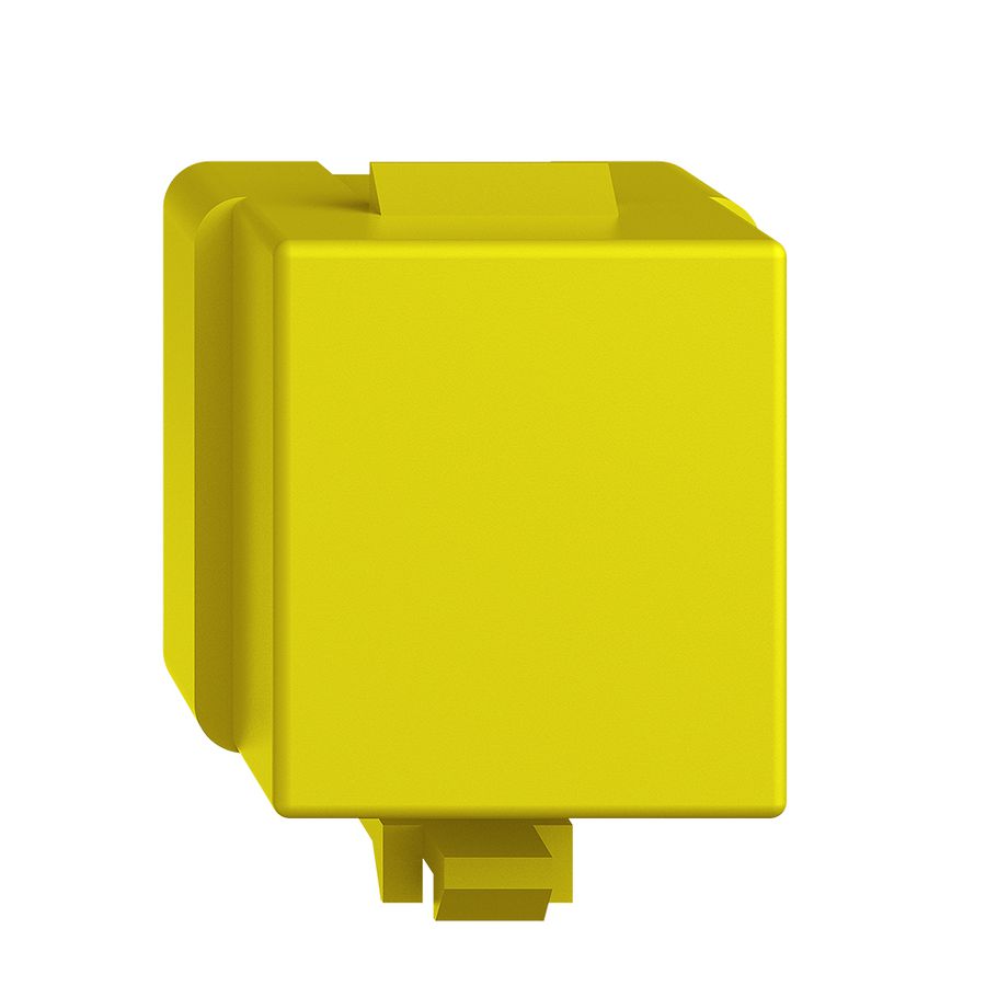 Cache de fermeture FH, pour module de raccordement Keystone lemon