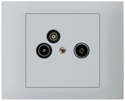 Prise d'antenne INC TV-R-données kallysto 19dB gris clair