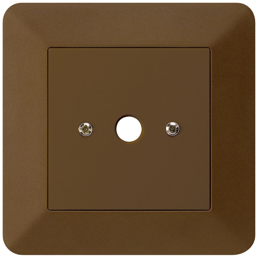 UP-Durchgangsdose kallysto.trend braun Ø9mm ohne Klemmeneinsatz