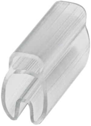 Porte-étiquette PATG 3/15 transparent pour conducteurs 4…7mm, 4×15mm