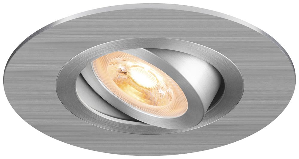 Downlight LED SLV NEW TRIA 75 XL GU10 1×10W Ø110mm argento