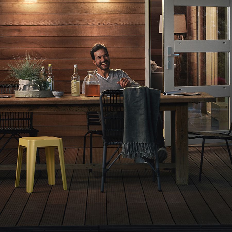 Wandleuchte Philips Mirth E27 1×25W IP44 240×140×100mm schwarz