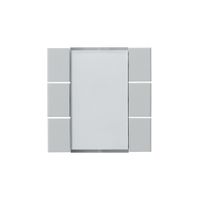 Frontset Hager kallysto 6×KNX hellgrau