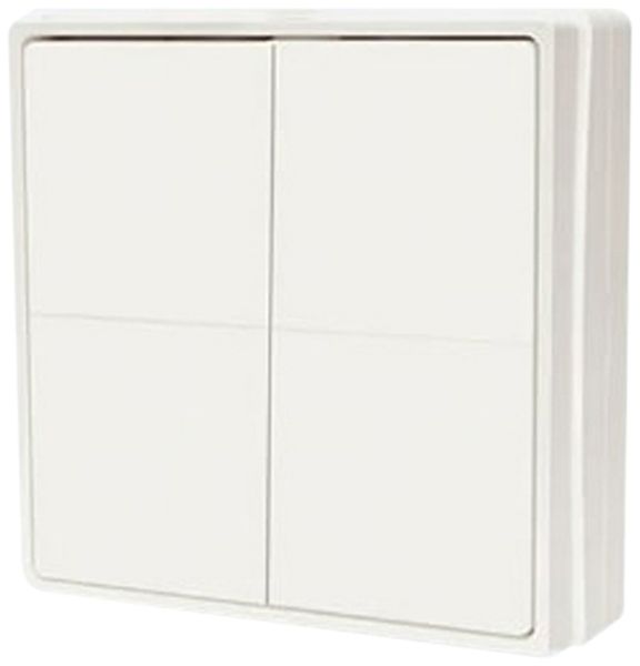 Trasmettitore da parete AP Shelly BLU Wall Switch 4 4can BLE bianco