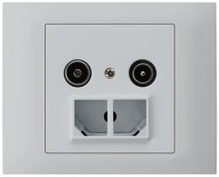 EB-Antennendose TV-R HMS kallysto 23dB hellgrau