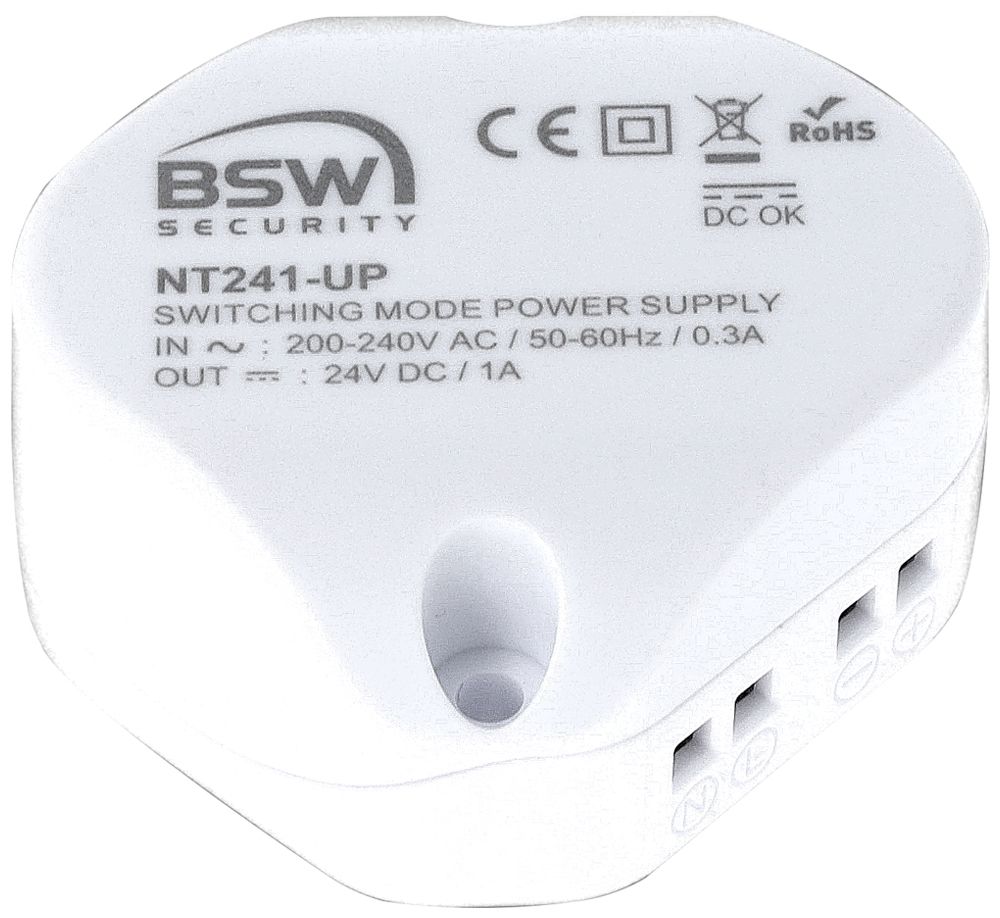 EB-Schaltnetzteil BSW NT241-UP IN:200…240VAC, OUT:24VDC/1A