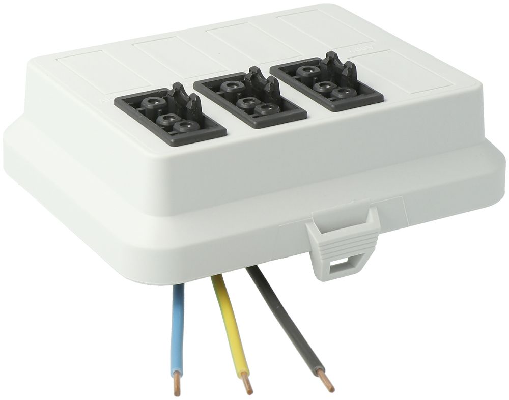 Frontteil AGRO, in: 3P H07V-U, out: 3×3P sw L1, Wieland