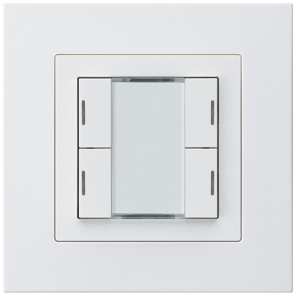 UP-Taster kallysto.pro KNX 4×RGB LED s/e-link weiss