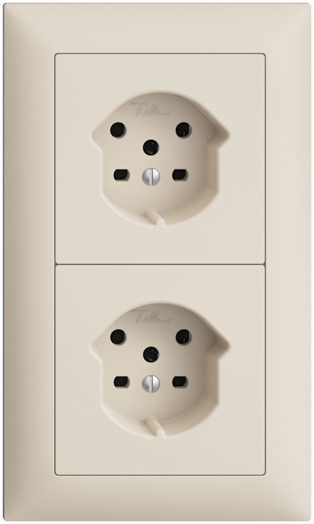 Combinazione INC I-I EDIZIOdue 2×T15 crema