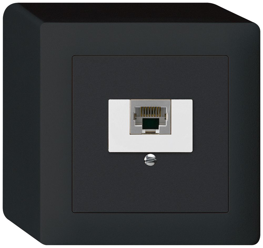 AP-Dose kallysto 1×RJ45s schwarz