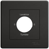 UP-Montageset EDIZIO.liv SNAPFIX® f.Drehschalter m.Schloss 0-Lavat.-0-Asciug.sz