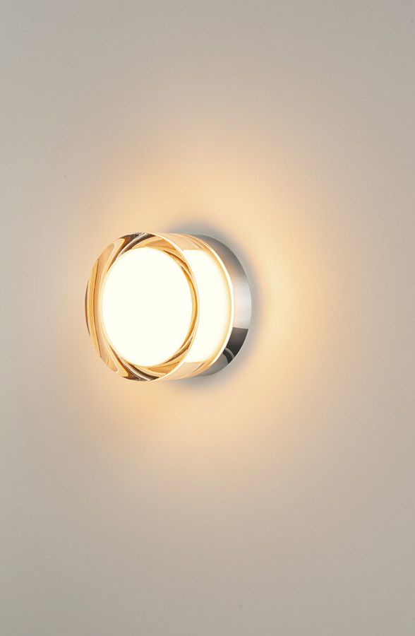 Bague décorative SLV CYFT acier Ø131×24.5mm chrome