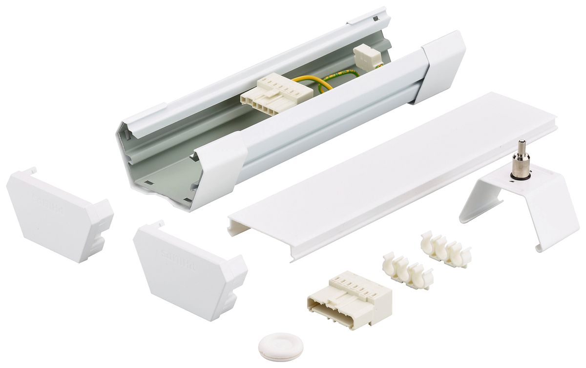 Kit de montage Philips CoreLine 280×80×43mm acier blanc montage direct