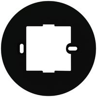 AP-Rahmen MDT SCN-KP360R306.01 für SCN-KP360K306.03 Ø100×14mm schwarz matt