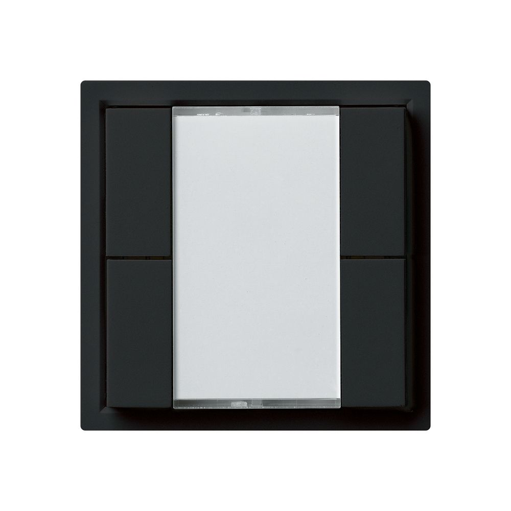 Poussoir multifonction ENC KNX kallysto quadruple noir