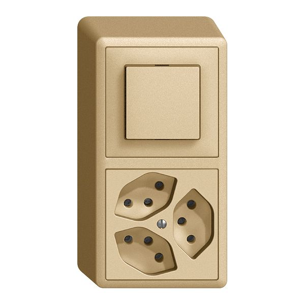 Combinazione AP EDIZIOdue 3/1P+3×T13 sand