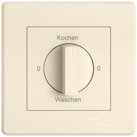 UP-Montageset EDIZIO.liv SNAPFIX® f.Drehschalter m.Griff 0-Kochen-0-Waschen cr