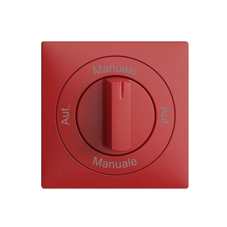 Kit front. Aut.-Manuale-Aut.- Manuale EDIZIOdue 60×60mm, berry