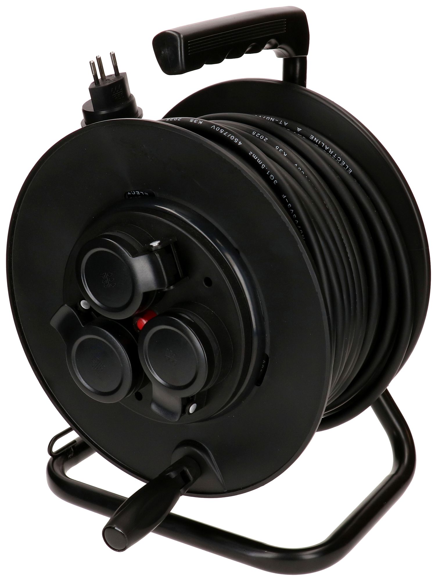 Enrouleur de câble MH REEL 3×T13 33m IP44 noir