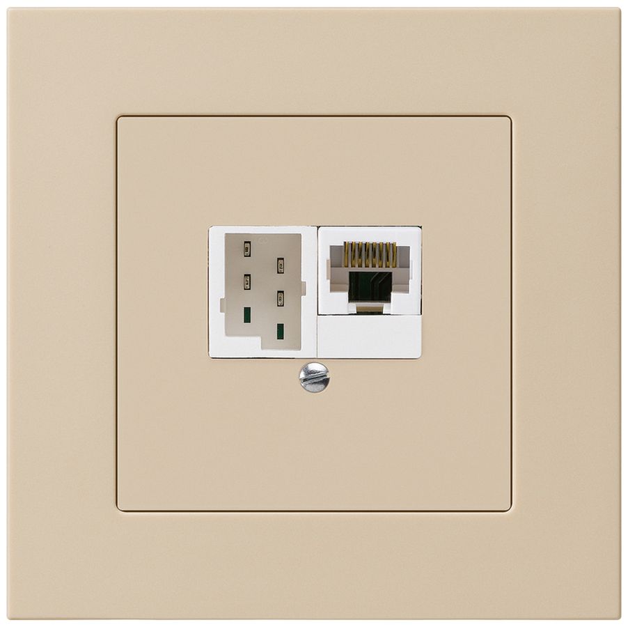 UP-Dose kallysto.pro 1×RJ45u+1×TT83 beige