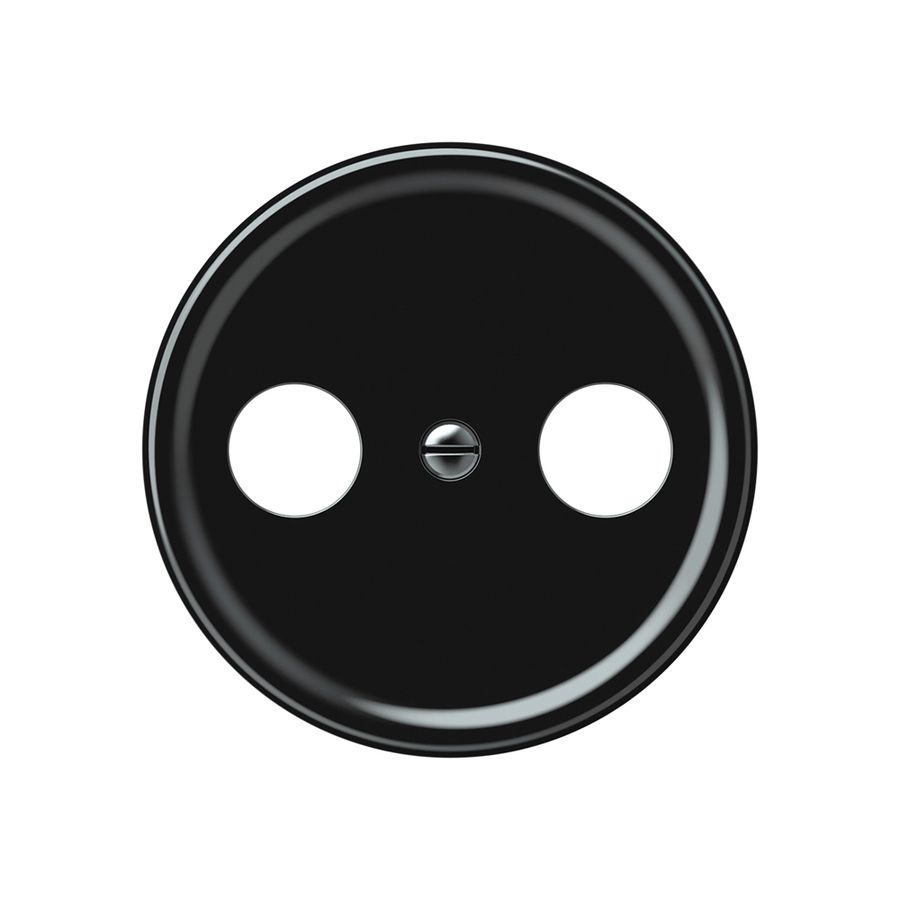 Frontset origin Antennendose R/TV schwarz