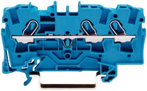 Borne de passage WAGO TopJob-S 4mm² 3L bleu série 2004