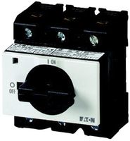 EB-Drehschalter EIN-AUS ETN, P3, 63A, 3P+N, Knebel schwarz
