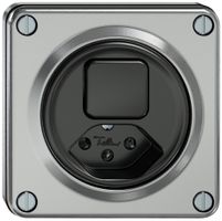 Combinazione INC ELEMENT schema 3+tipo 13 alluminio