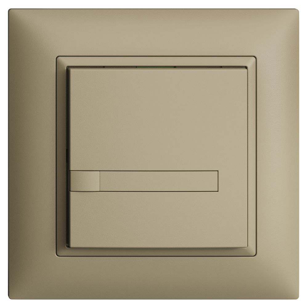 UP-KNX-Taster RGB EDUE FMI, 250mW, o.LED, m.Papier, 1×Taste, 1×Tastenb., sa