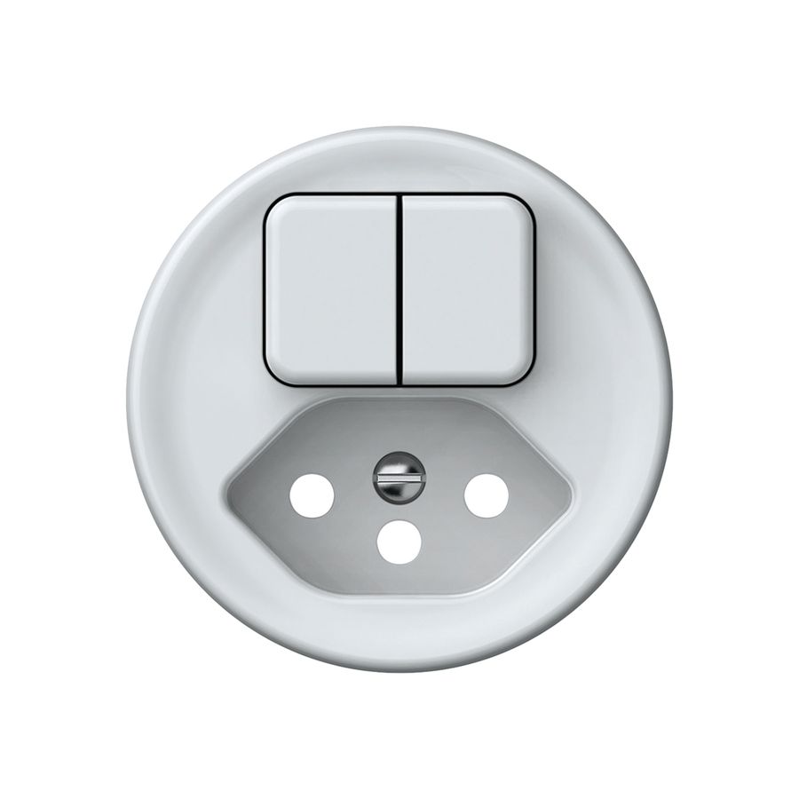 Frontset origin kombination Doppelknopf + T13 60×60mm ws