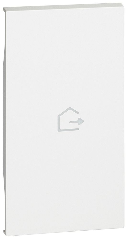 Cache de touche Living Now pour touches MyHOME 2 modules a.symbole sortie blanc