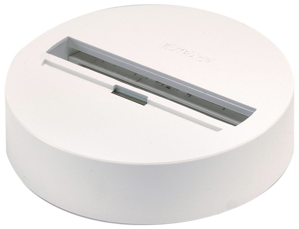 Punktauslass SLV Adapteraufnahme EUTRAC 3-phasig, Ø119×31mm weiss