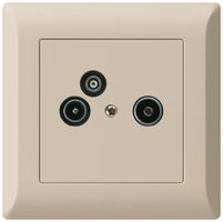 Presa antenna INC R/TV/dati kallysto.line 2GHz 14db beige