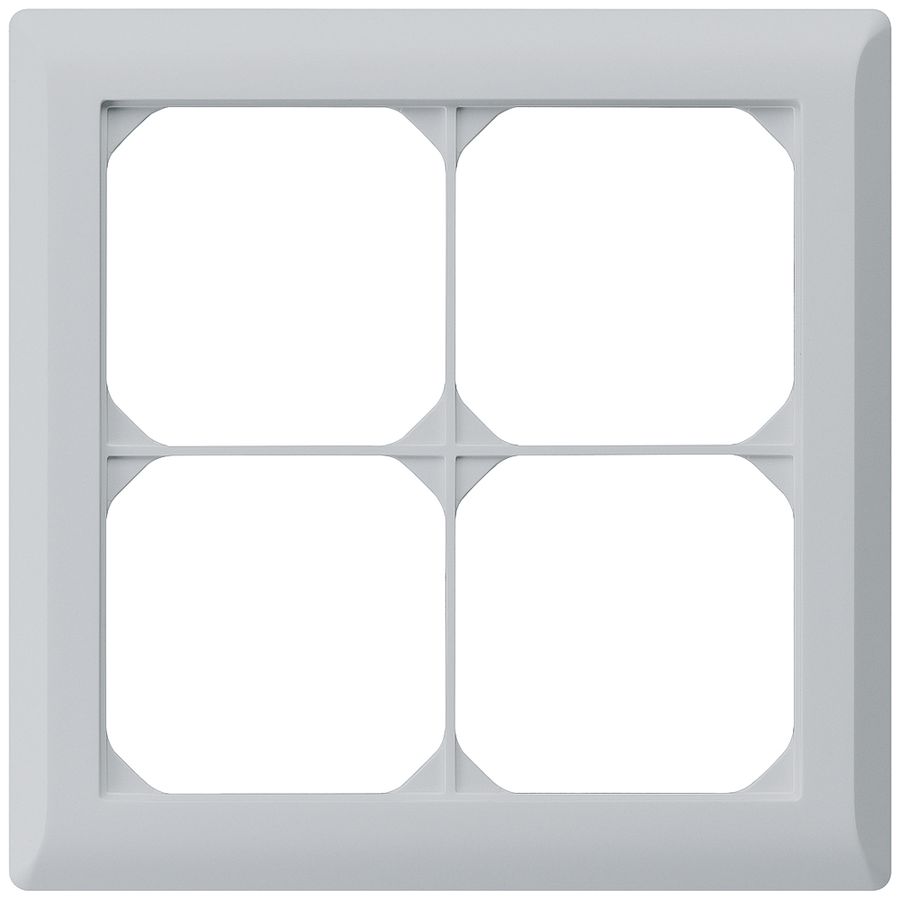 UP-Abdeckrahmen kallysto.line 2×2 hellgrau 152×152mm