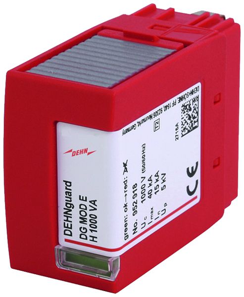 Parasurtension DEHN/elvatec SE DG MOD E H 1000 VA 1000V 15kA