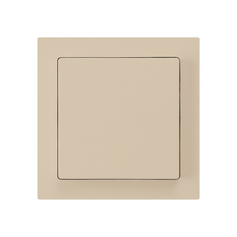 Kit frontale kallysto 60×60 beige per interruttore/tasto