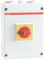 AP-Sicherheitsschalter ABB 3-polig 30A 400V hellgrau/rt/gelb