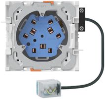 EB-Steckdose 3×Typ 13/23, Flachkabel-Anschl.Ecobus power, L1, Td 3×2.5mm²