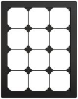 UP-Abdeckrahmen EDIZIO.liv SNAPFIX® 4×3/3×4 216×276mm sz