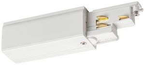 Alimentation latérale SLV p. rail conducteur AP S-TRACK DALI 3p, PE à droite, bl