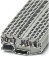 Borne 0.08…6mm² connexion à ressort gris