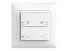 UP-Frontset EDIZIOdue zeptrionAIR Dimmer S1/S2 mit LED weiss