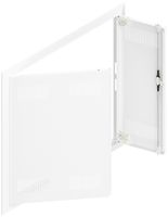 Porte avec fentes et cadre SE Pragma blanc pour 3parts/5rangées