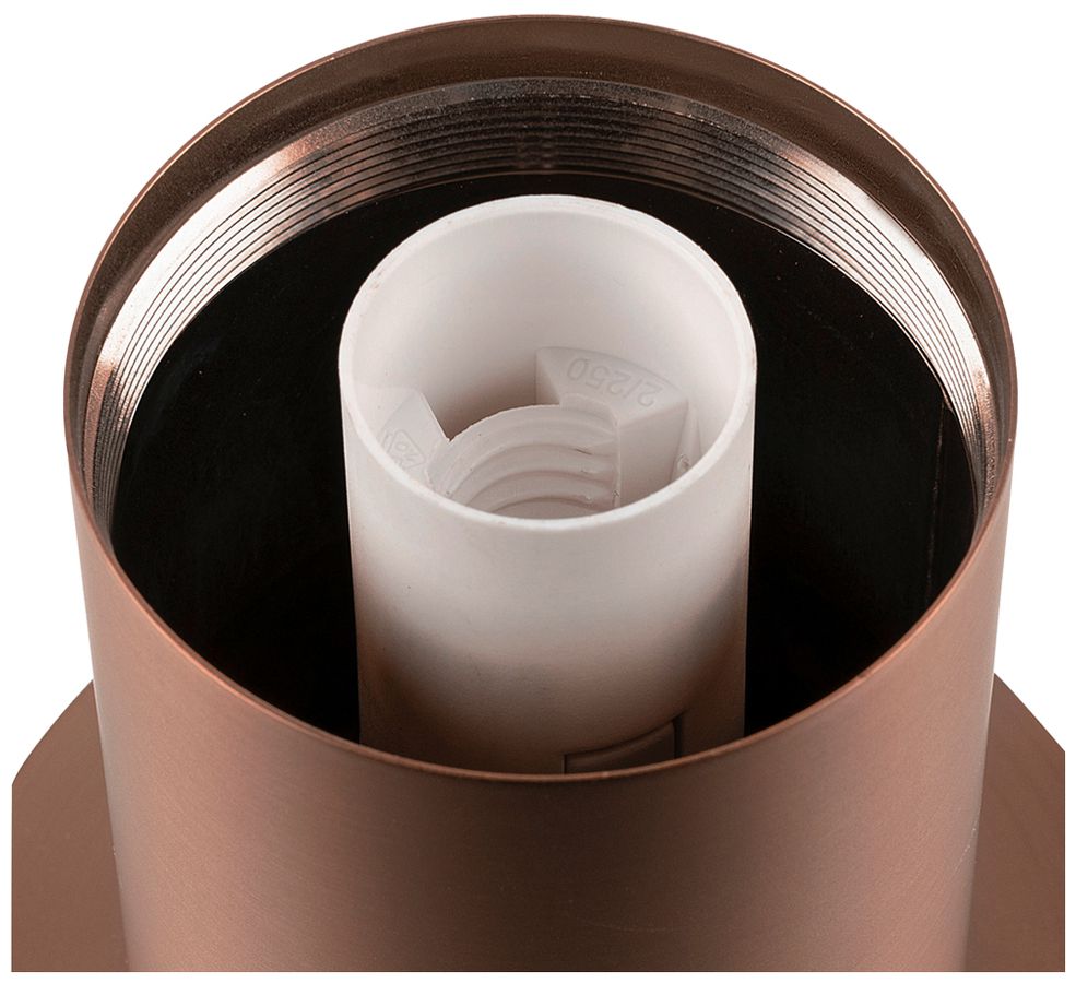 Tischleuchte SLV VARYT E14 1×6W Schalter Ø90×90mm Kupfer